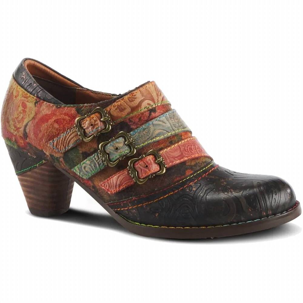 NEW SPRING STEP SHOES women's graphic shootie heel